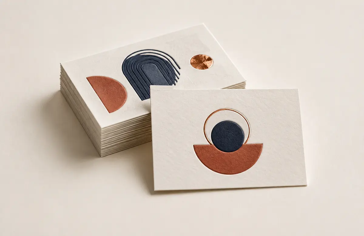 Cartes de visite Letterpress