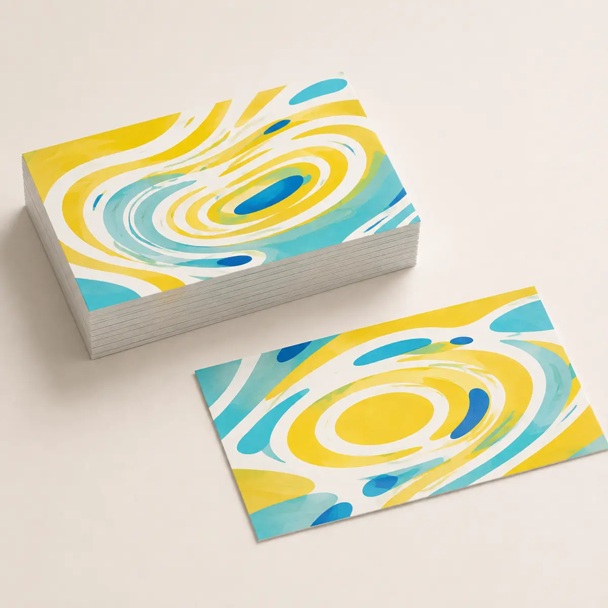 Cartes de visite résistantes à l’eau (Yupo)